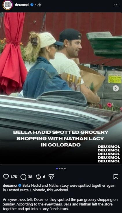 Bella Hadid again fuels romance rumors with another low-key outing with new beau