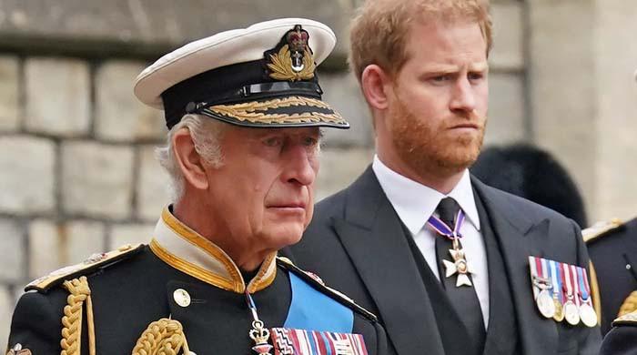 Prince Harry 'biting his tongue' in explosive King Charles clash