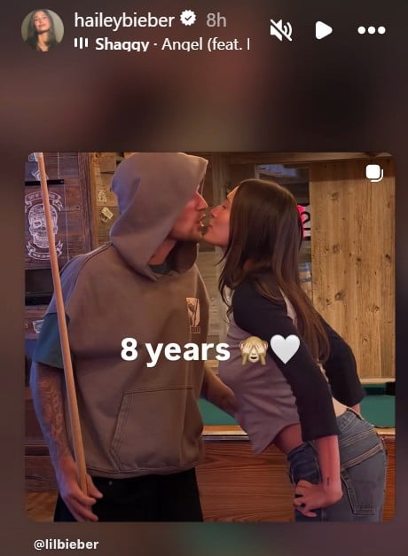 Justin and Hailey Bieber celebrate marriage eight years strong
