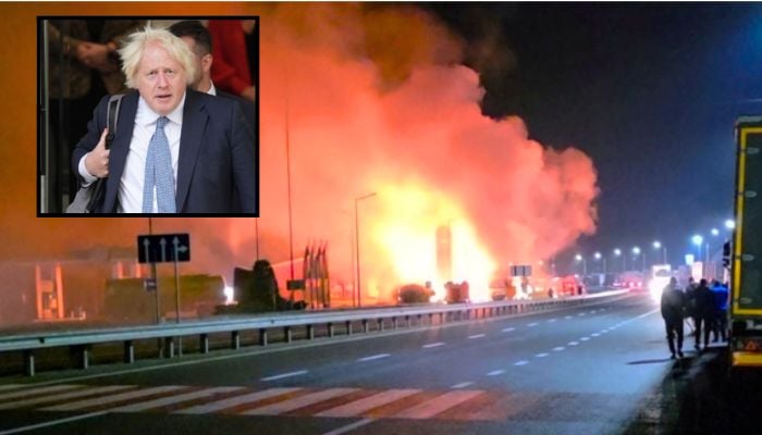 Boris Johnson narrowly escapes drone strikes near polish border as moscow escalates NATO-border attacks