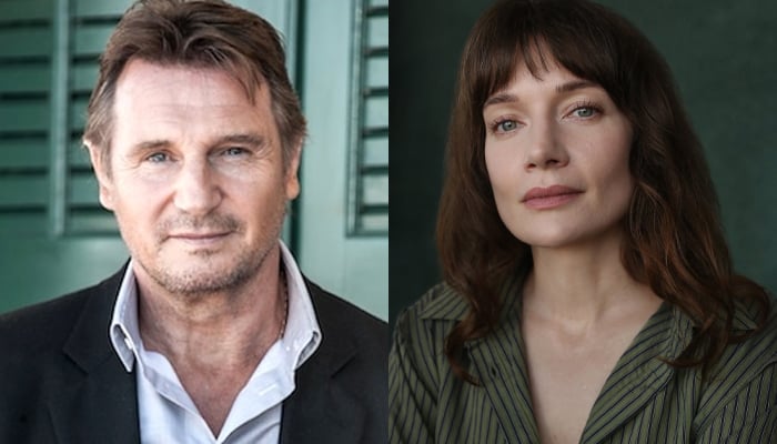 Liam Neeson, Stella Stocker spark romance rumors with PDA move