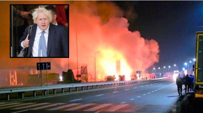 Boris Johnson narrowly escapes drone strikes near polish border as moscow escalates NATO-border attacks 