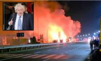 Boris Johnson narrowly escapes drone strikes near polish border as moscow escalates NATO-border attacks