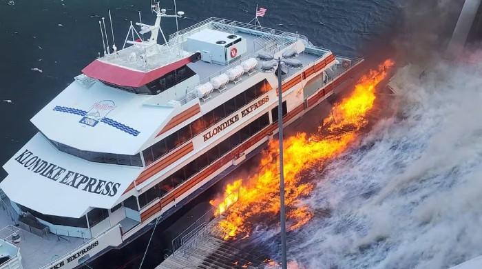 Whittier cruise terminal fire forces tunnel closure as crews battle blaze