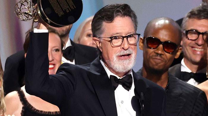 Stephen Colbert unveils his bold new avatar: 'Beard-bot'