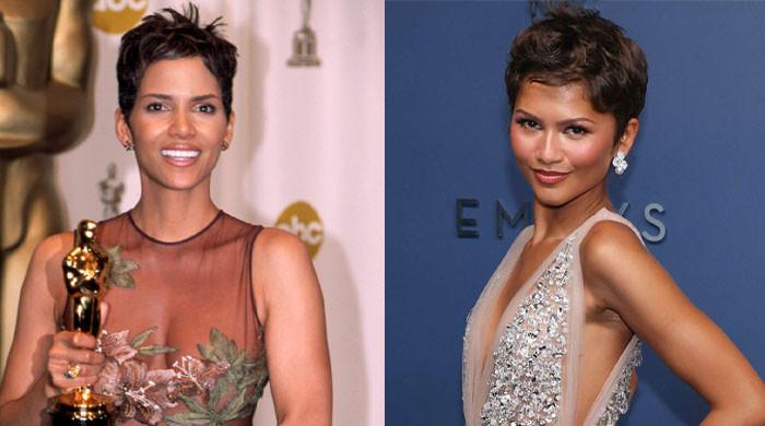 Halle Berry reacts after Zendaya channels her iconic look at 2026 Emmy
