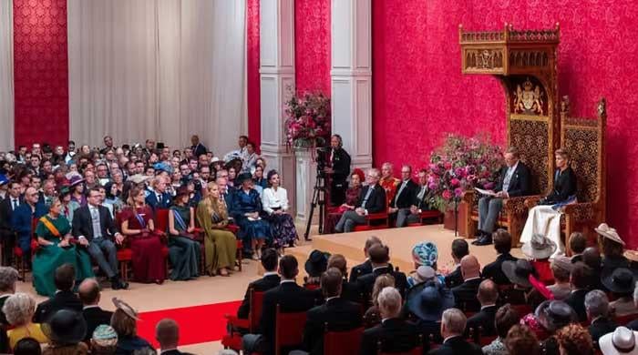 King delivers 'Speech from the Throne' before royals appear on palace balcony