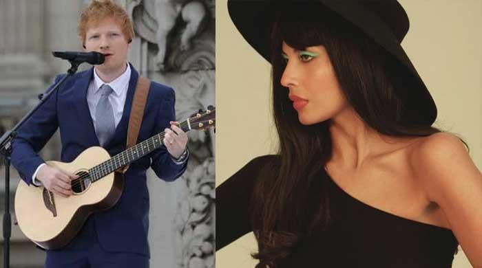 Jameela Jamil reacts to Ed Sheeran controversy with 'Godmother Diana' remark
