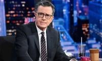 Stephen Colbert takes swipe at CBS after seven Emmy wins