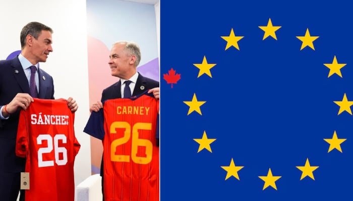 Spain’s PM shares cryptic EU maple leaf image as Canada moves closer to Europe