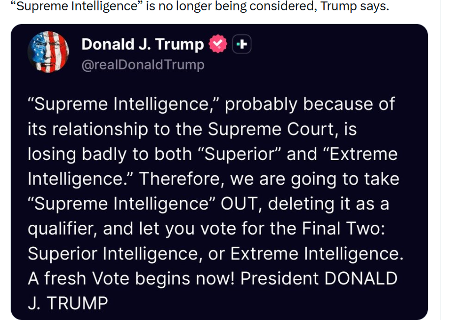 Trump reveals two final names he’s considering for AI