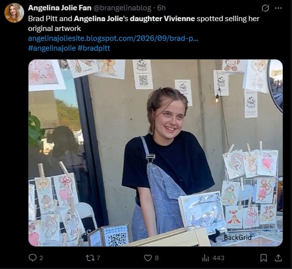 Angelina Jolie, Brad Pitts daughter Vivienne quietly launches her own business