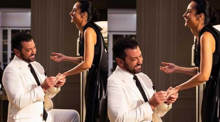 Nazanin Mandi says 'yes' to boyfriend Michael Gilroy after 'fairytale' proposal