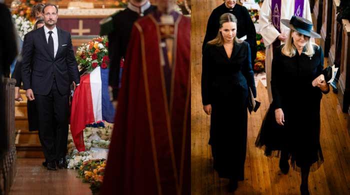 Royal family releases pictures of Princess Astrid's funeral 