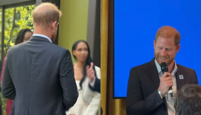 Prince Harry crashes NYC panel with jokes about his age