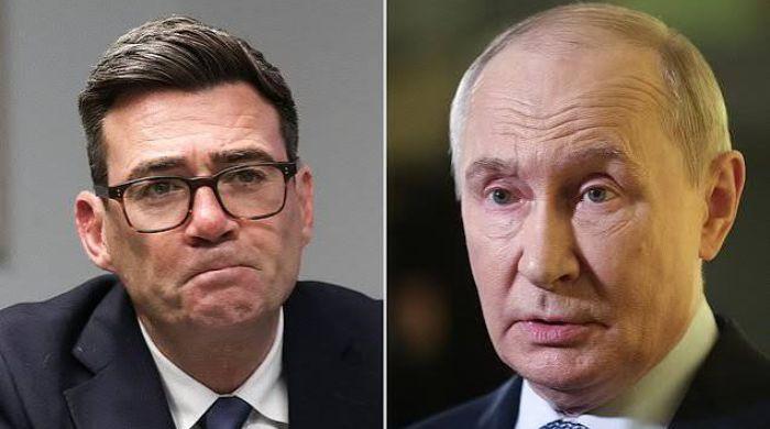 Andy Burnham faces backlash over plans to invite Russia to 2027 Manchester G20