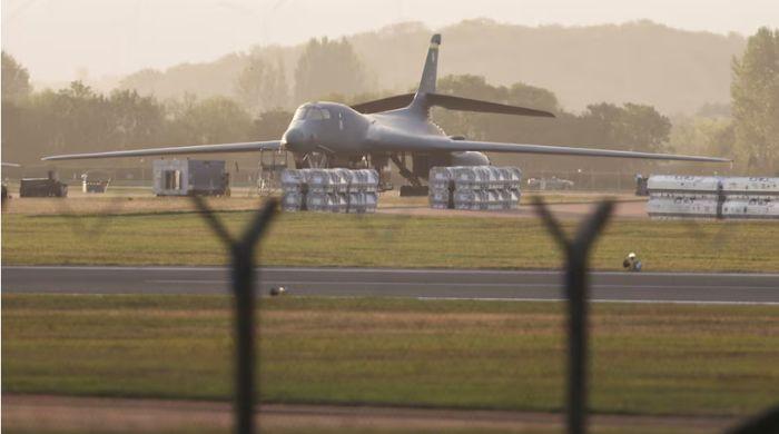 Major incident declared at RAF fairford UK, as bomb squad deployed and explosives act arrests made