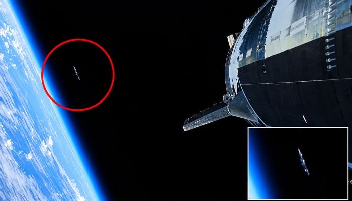‘UFO or alien mothership?’ Mysterious streak in Starship Flight 14 livestream  sparks wild theories