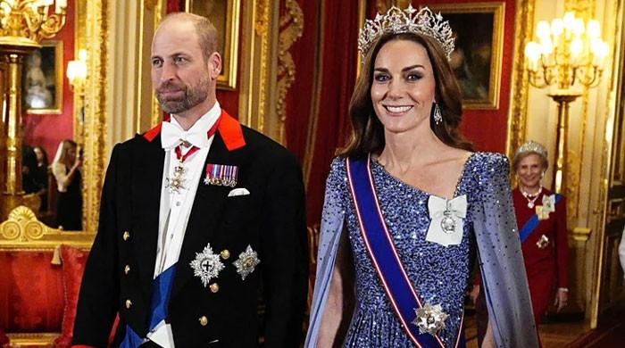 Kate Middleton puts on a brave face as Prince William lands in 'terrible state'