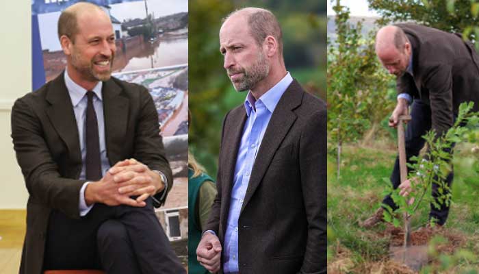 Kensington Palace releases pictures and videos of William as he  visits people hit by flooding