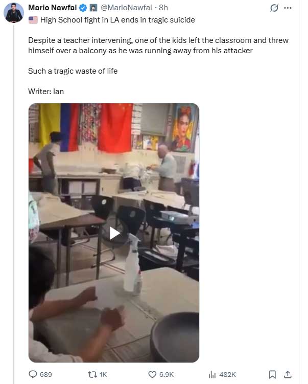Students death at LA Highland Park high school sparks outrage