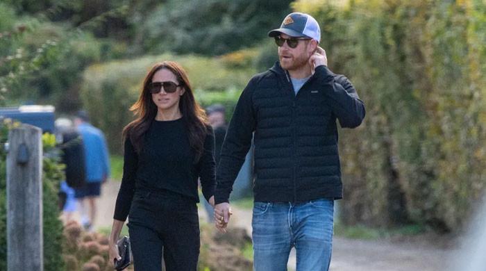 'Sympathetic' Prince Harry holds Meghan Markle's hand as Duchess fears worst