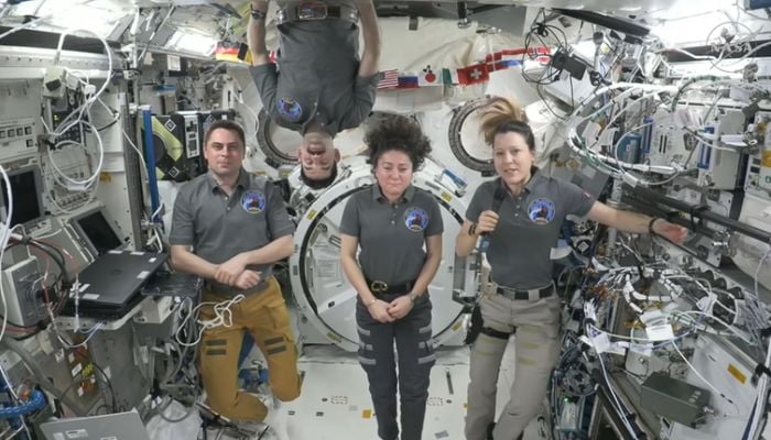 ISS Command changes hands in emotional ceremony