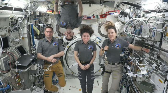 ISS Command changes hands in emotional ceremony