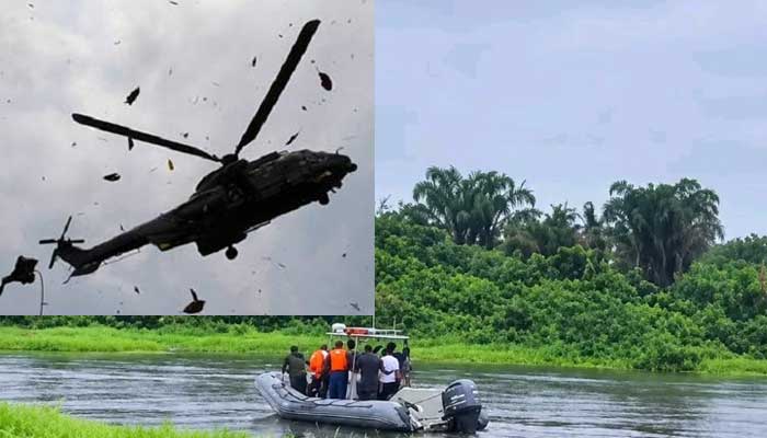 Military helicopter with 32 onboard crashes in Nigeria