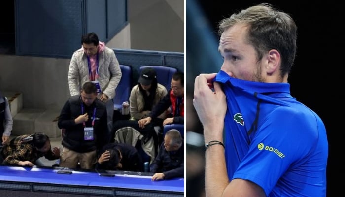 Daniil Medvedev disqualified against Djokovic after hitting spectator with ball