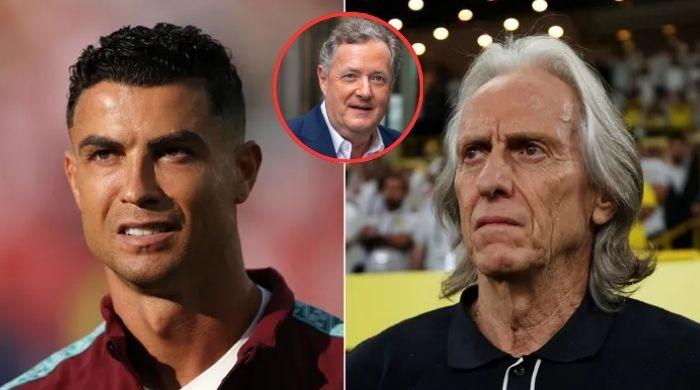 Piers Morgan vows to ‘deal with’ Jorge Jesus over Cristiano Ronaldo ‘disrespect’ 