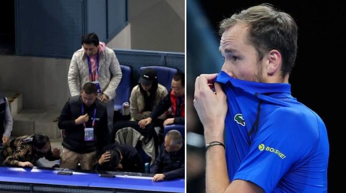Medvedev disqualified against Djokovic after hitting spectator with ball