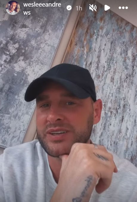 Lee Andrews shows off shaved head in first video statement since jail release