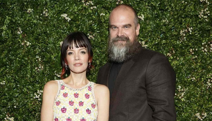 Lily Allen and David Harbour