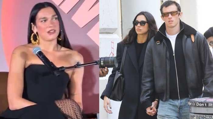 Dua Lipa interview about children and Callum Turner is fake