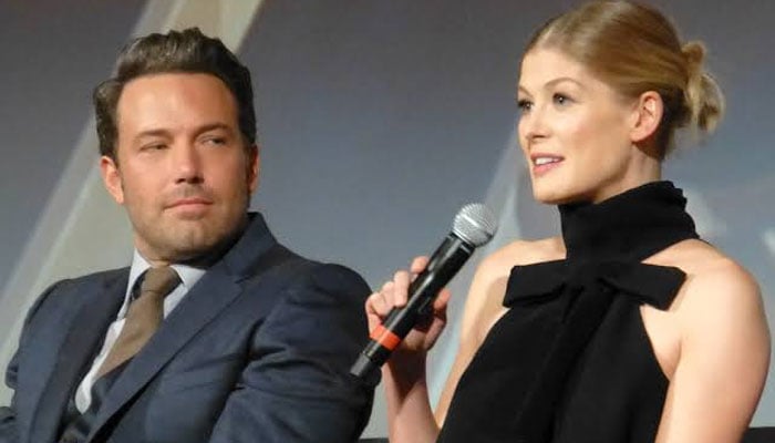 Ben Affleck does a Rosamund Pike impression looking back on Gone Girl