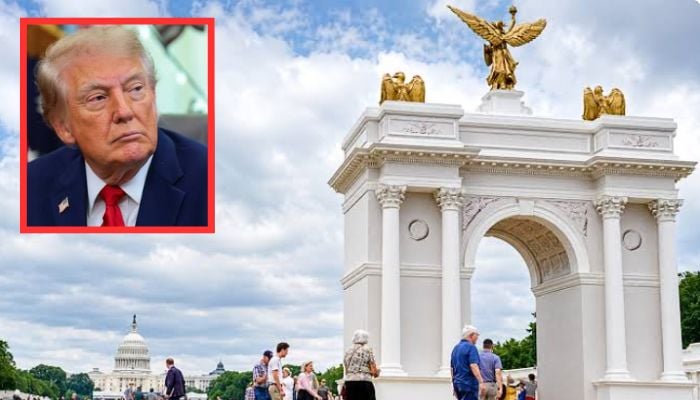 Virginias County sues to halt Trumps 250-foot triumphal arch near Arlington National Cemetery