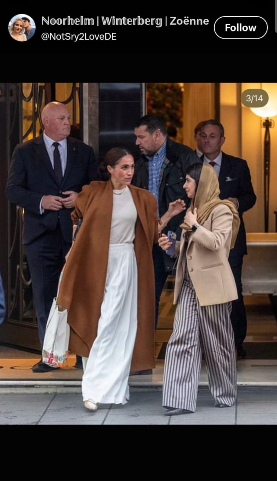 Meghan Markle steps out for friendly ‘catch-up’ with Malala Yousafzai