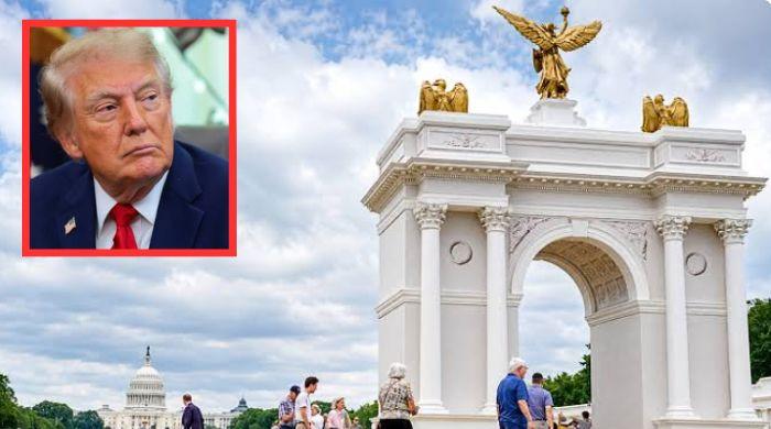 Virginia's County sues to halt Trump's 250-foot triumphal arch near Arlington National Cemetery 