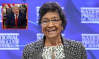Nobel Peace winner Navi Pillay jokes about sharing prize with Trump
