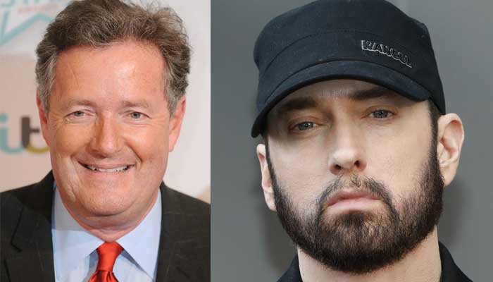 Piers Morgan name-checks Eminem after Lose Yourself blasts out at Arsenal-Leeds clash