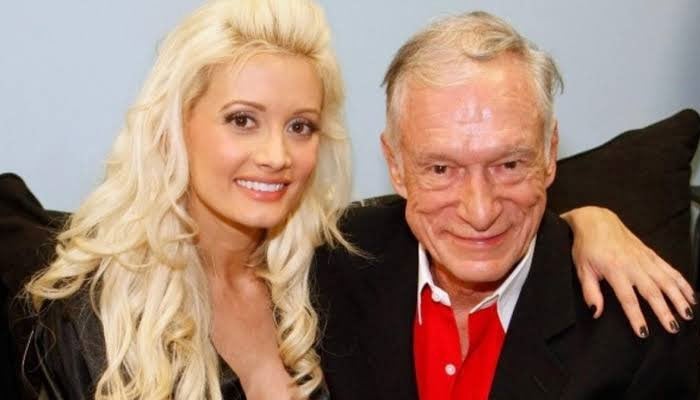 Holly Madison with Hugh Hefner
