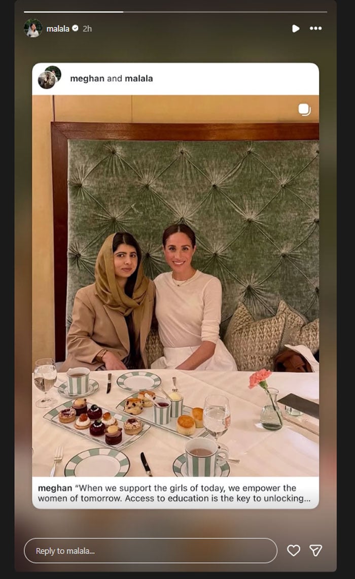 Everyone wins: Malala confirms partnership with Meghan Markle
