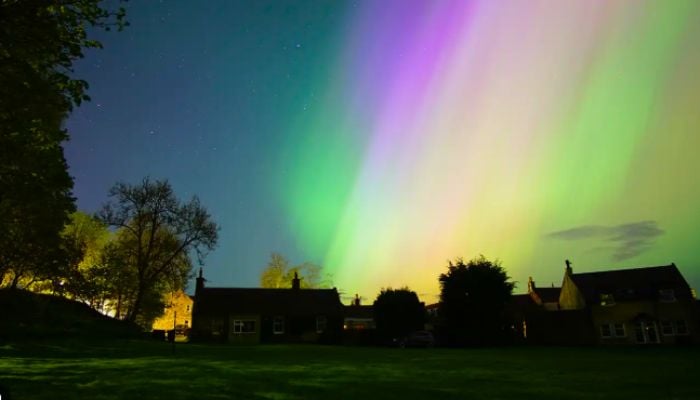 UK skies lit-up by stunning northern lights after intense solar storm