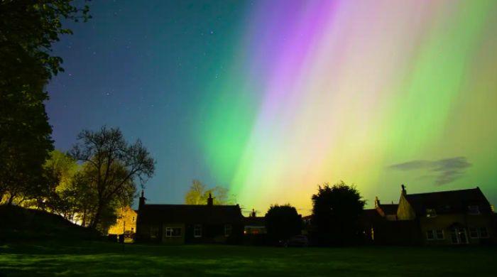 UK skies lit-up by stunning northern lights after intense solar storm