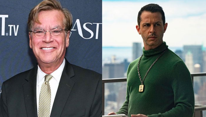 Aaron Sorkin and Jeremy Strong