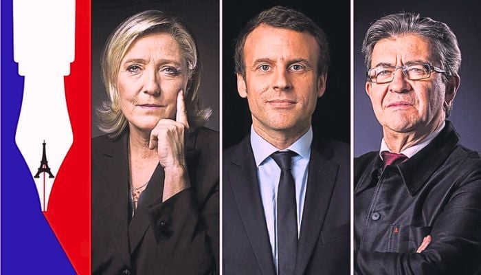 France: Poll shows Le Pen and Melenchon head for run-off as political divide deepens