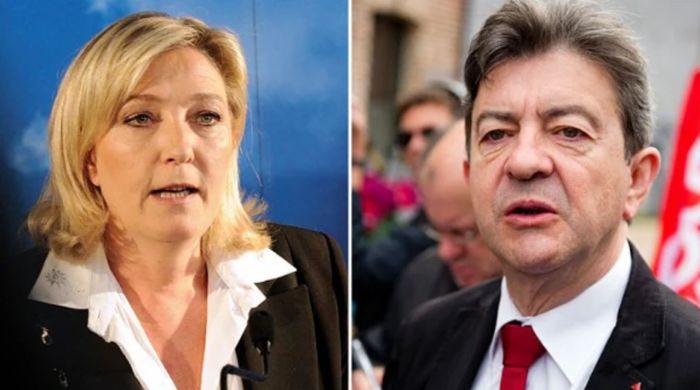 France: Poll shows Le Pen and Melenchon head for run-off as political divide deepens