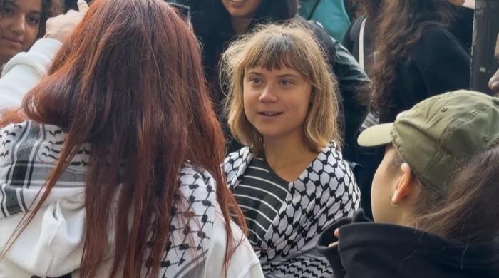 Greta Thunberg joins French students as nationwide protests enter third week