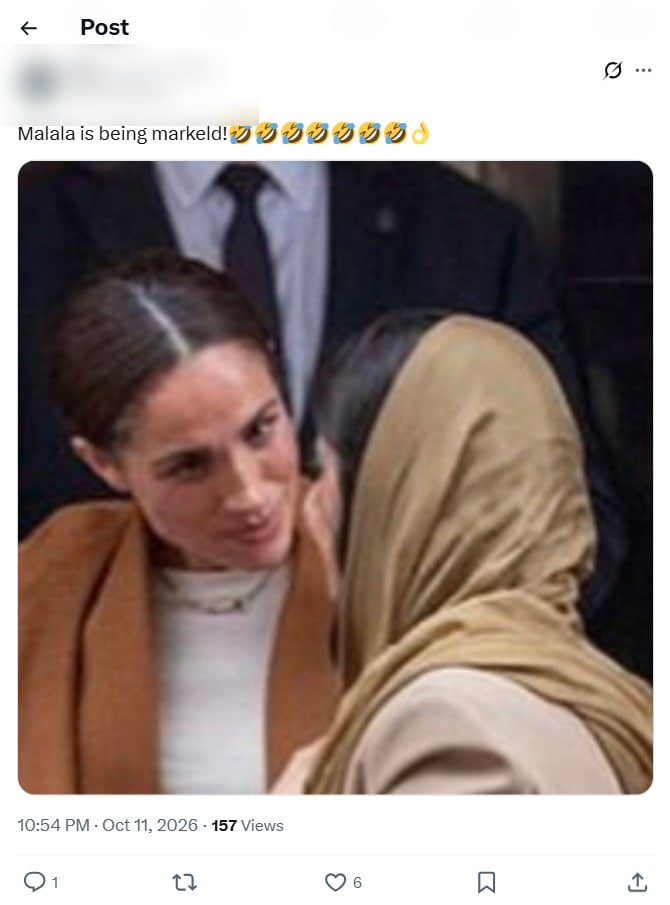 Meghan Markle exposes herself: It all looks rather more like stage direction than affection